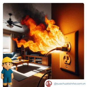 Chia sẻ cách phòng ngừa cũng như xử lý khi gặp sự cố cháy nổ liên quan đến thiết bị điện trong gia đình.