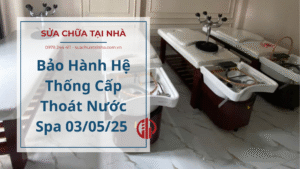 Bảo Trì – Bảo Hành Hệ Thống Cấp Thoát Nước Spa