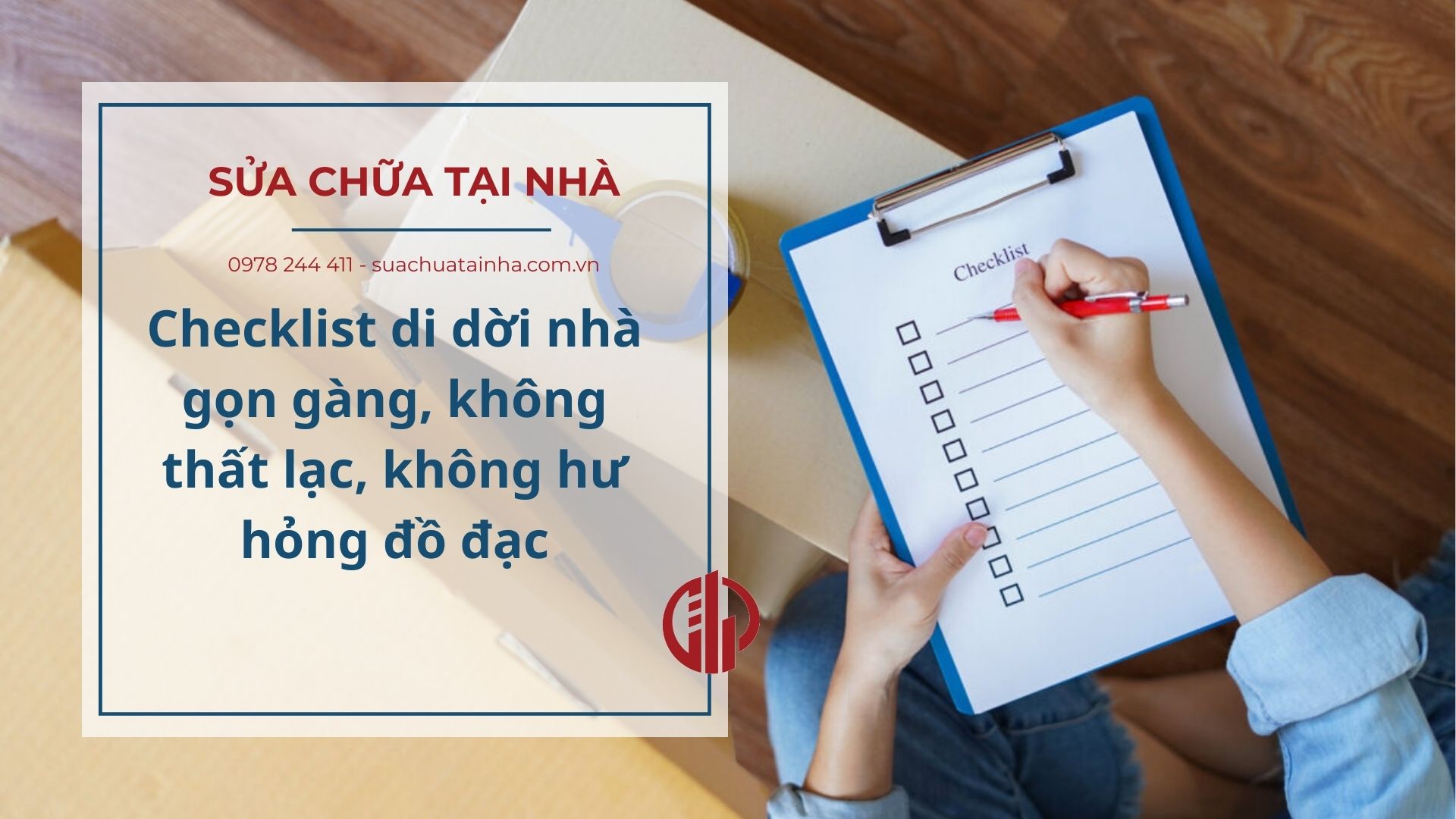 Checklist di dời nhà gọn gàng