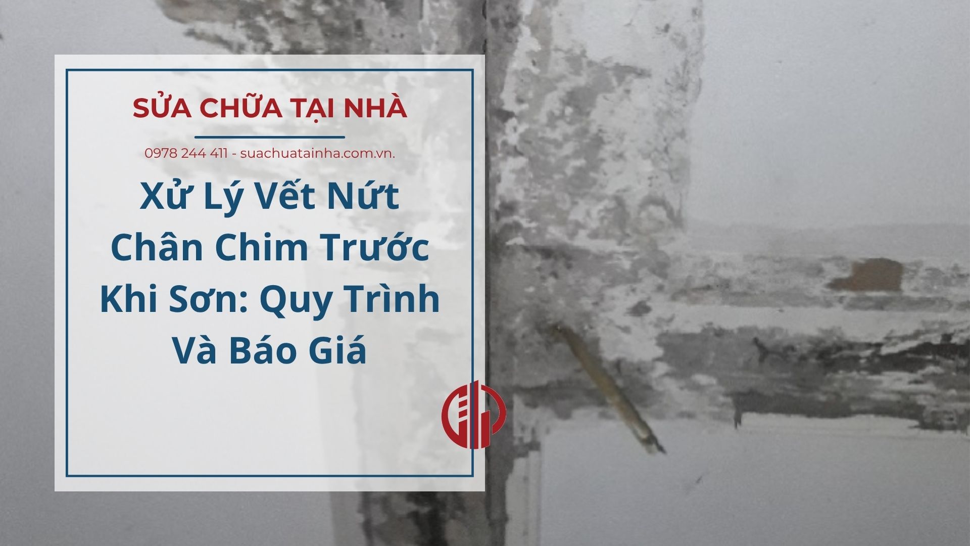 xử lý vết nứt chân chim